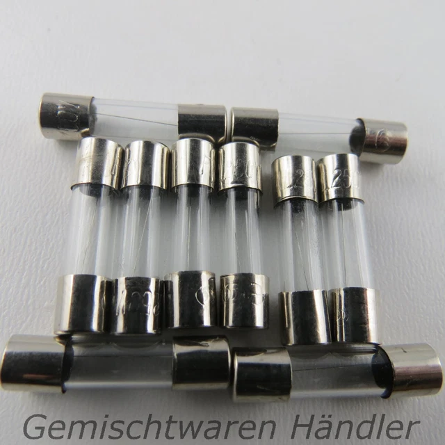 10 Pièce Fusible Verre Tube Fusible Flink 20mm 4 A Assurance 4A