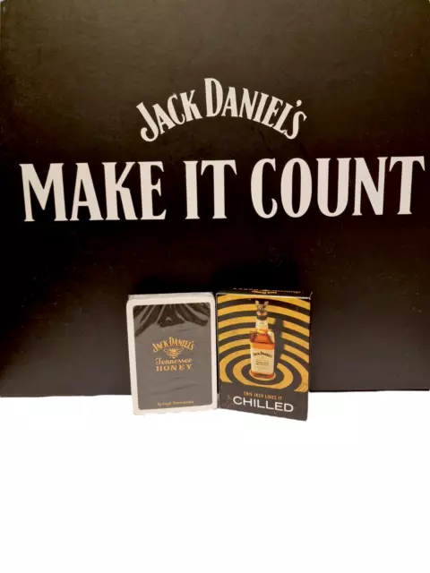 Official Jack Daniels Tennessee Honey Boxed Playing Cards & Sun Glasses Gift Set 3
