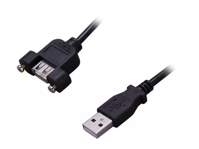 StarTech.com (1 Fuß) USB 2.0 Panel Halterung Kabel A zu A F/M USBPNLAFAM Brandneu