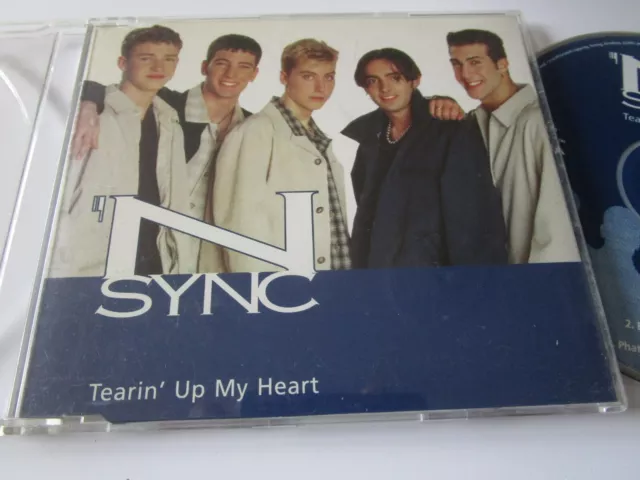 'N SYNC Tearin' Up My Heart Arista, Trans Continental, BMG Promo Label CD Single