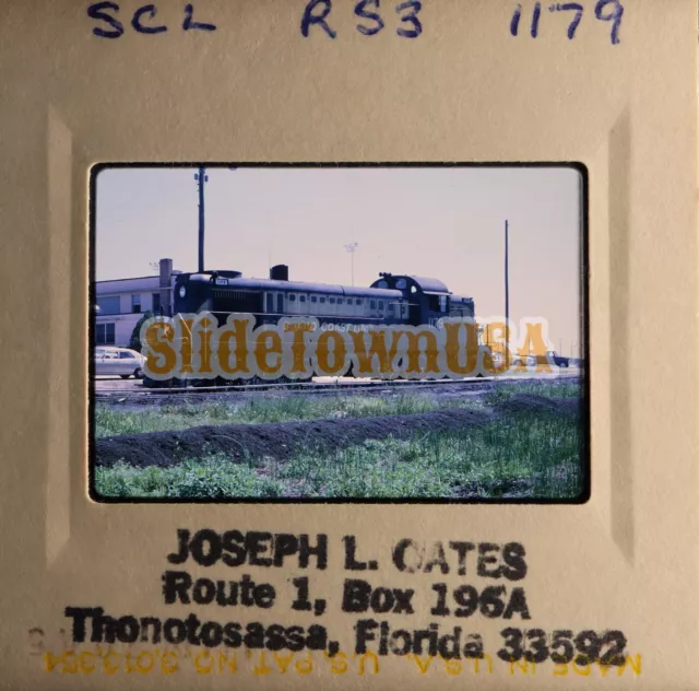 Vtg Train Slide 1179 SCL Seaboard Coast Line Railroad X3M133 2