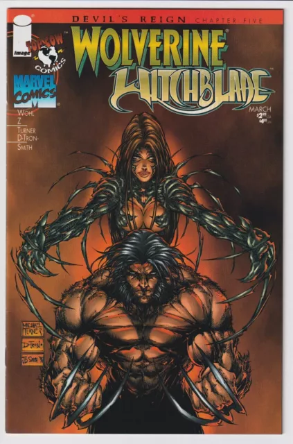 WOLVERINE WITCHBLADE Devils reign chapter five NM
