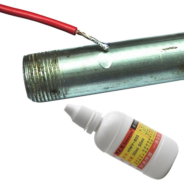 Pâte à souder professionnelle à flux en acier inoxydable capacité 50 ml