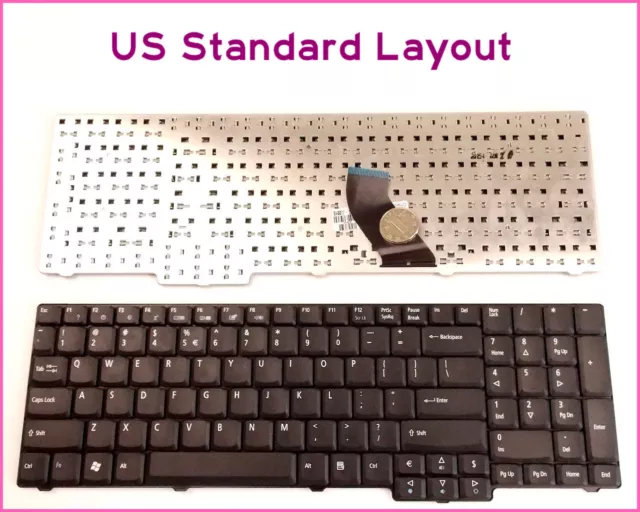 Laptop US Layout Keyboard For Acer Aspire 8530 8530G 8730 5735Z 6930G