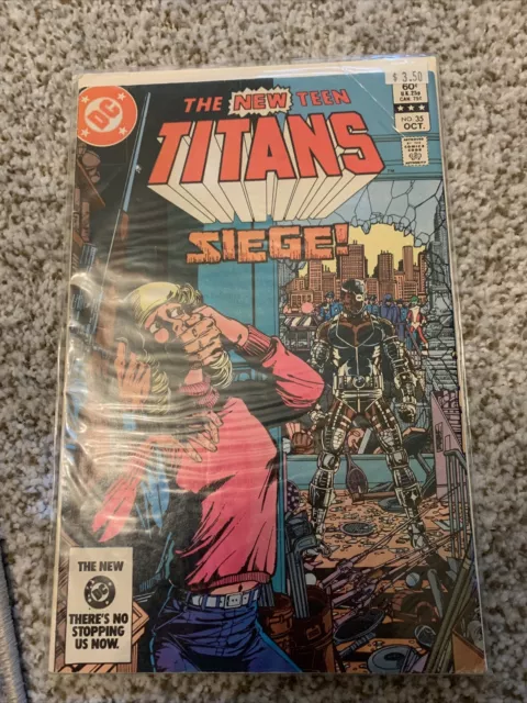 New Teen Titans 35 DC Comics 1983 Bronze Age George Perez Marv Wolfman Vigilante