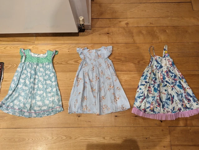 Lovely Bundle Of Girls Dresses. Age 5-6. Mini Boden. Next. H&M