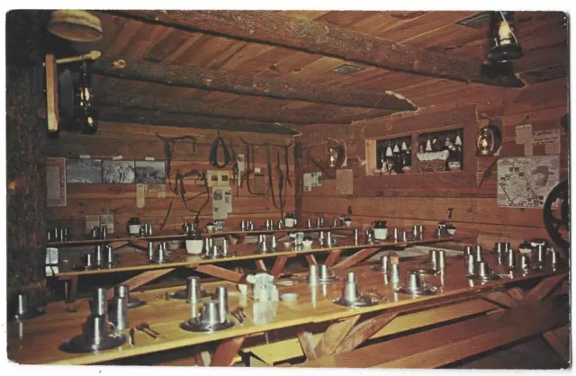 Postcard  Mining Camp Restaurant Apache Junction Arizona Vintage