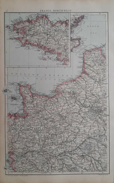 Carte Postale Ancienne Nord-Ouest – Dennis Photocolore – Vintage UK
