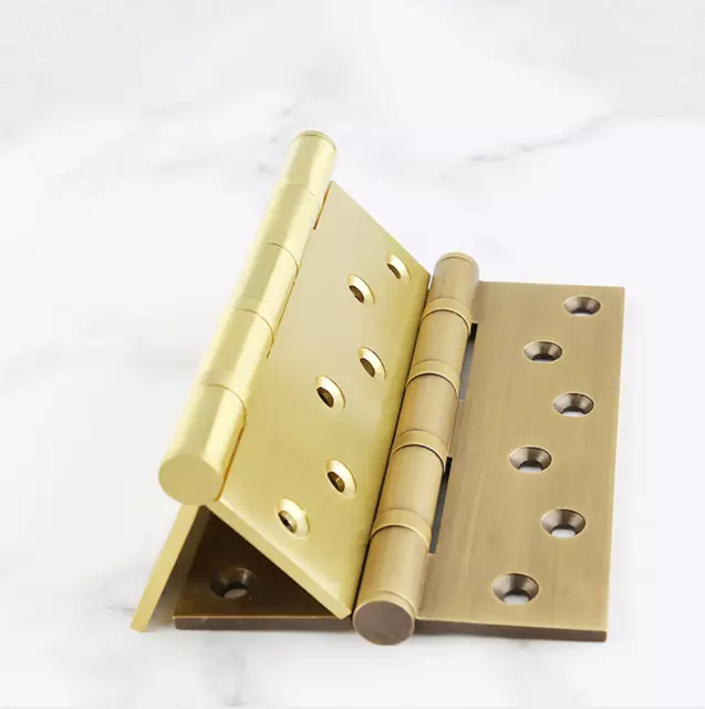 4 5 6 inch Solid Brass Antique Butt Hinges Small-Large Doors Cabinet Cupboard