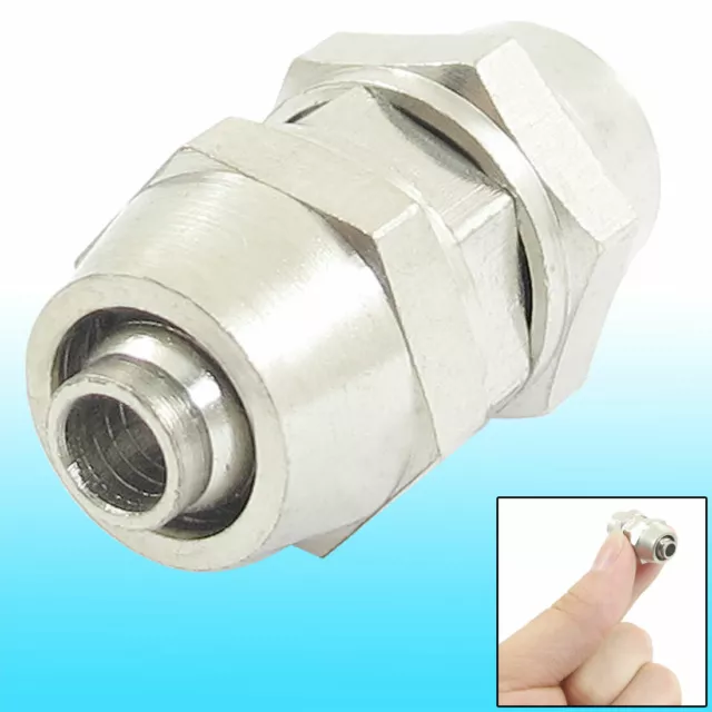 Industry Pneumatic Air Tube Straight Quick Coupler Coupling Fitting 8mm x 6mm