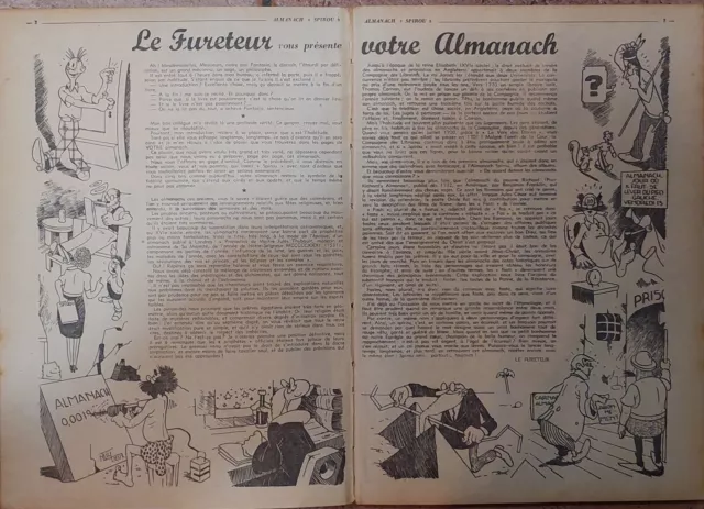 Spirou almanach 1947 très bel état ! 2