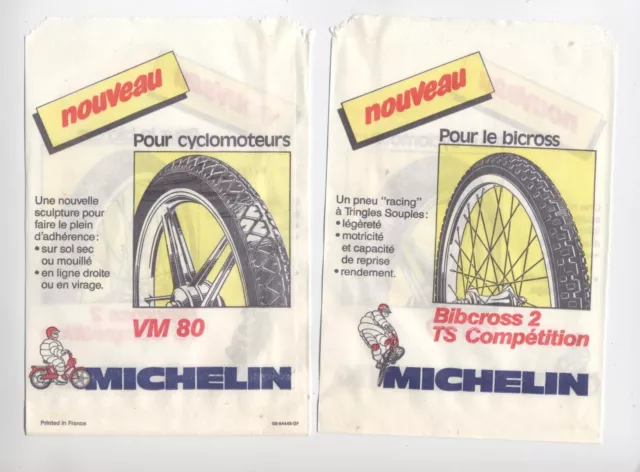 Lote De 2 Bolsas (Idéntico) Neumático Michelin Bibendum De Papel
