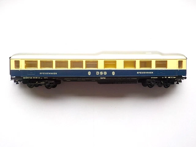 3 Voitures Hornby ho Voyageurs Restaurant DB Rheingold Réf