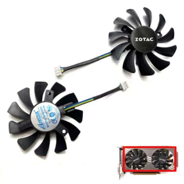 Replacement Cooling Fan for ZOTAC GeForce GTX 970 4GB Graphics Card Cooler Fan