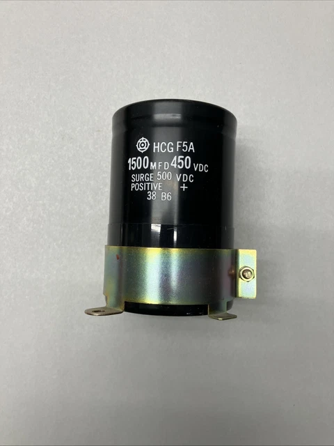 HITACHI HCG F5A Capacitor Aluminum Electrolytic 6800 Mfd 350Vdc