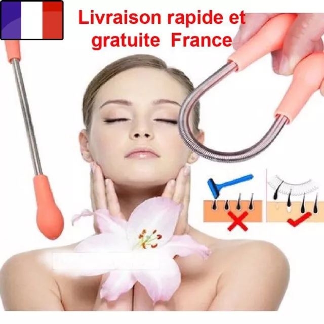 Epilateur Visage à Ressort Pour Une Epilation Facile  Naturelle enleve poils epi