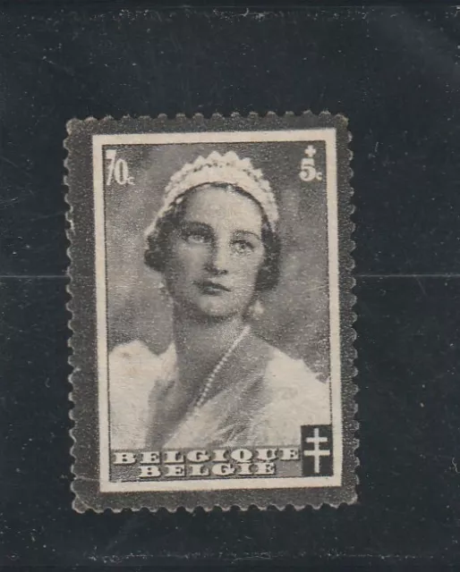 L5344 BELGIQUE TIMBRE N° Y&T 415 de 1935 " Mort de la Reine Astrid  " NEUF* MF