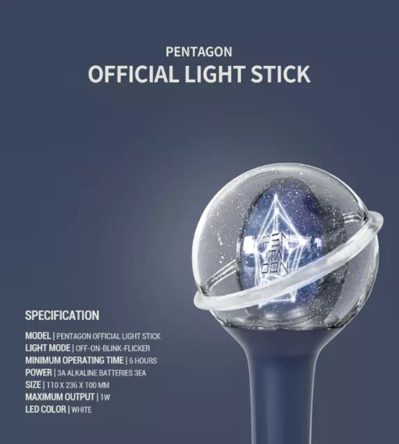 PENTAGON Official Light Stick Fanlight For Concert Cheering Authentic K-POP MD