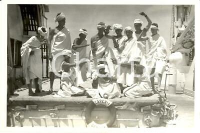 1935 GENOVA Fantasie arabe durante crociera Avanguardisti sul piroscafo ESPERIA
