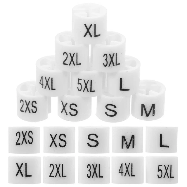 200 PCS COAT Hanger Size Tags Grain Clothing Markers Garment 12 89 200 PCS COAT Hanger Size Tags Grain Clothing Markers Garment 12 89