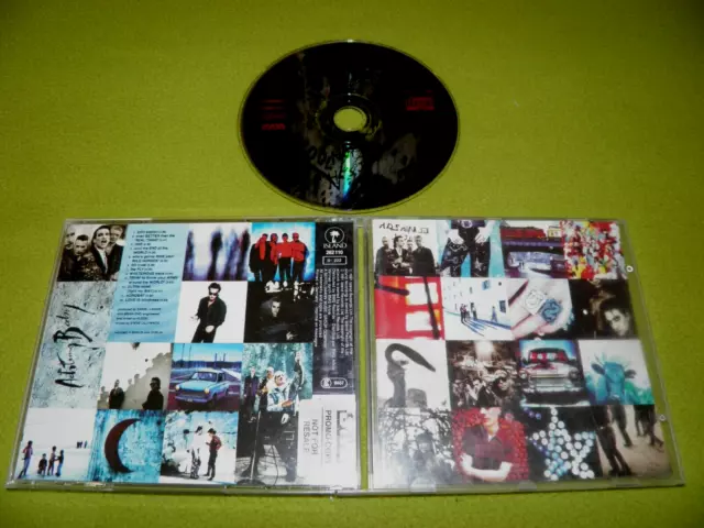 U2 - Achtung Baby - RARE 1991 Israel Promo BNE CD / Uncensored Adam Clayton !