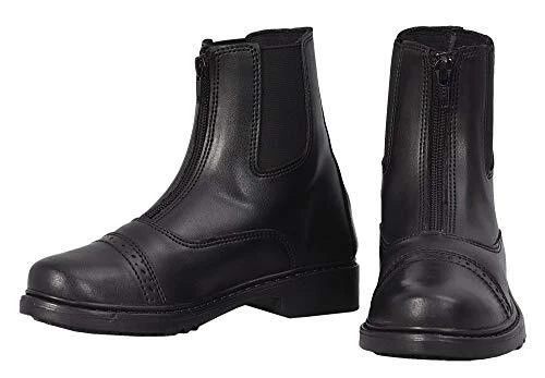 TuffRider Children's Starter Front Zip Paddock Boots Black 8
