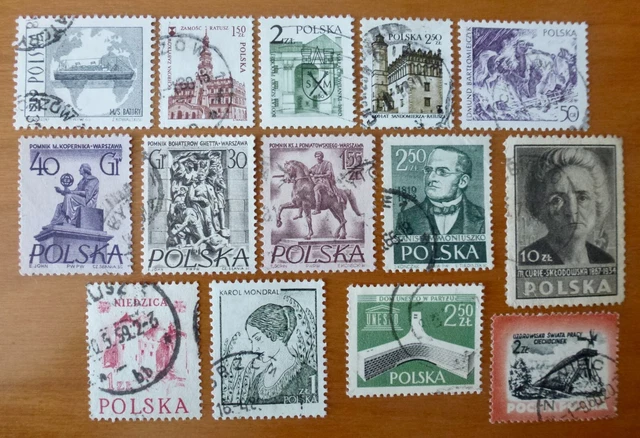 Polska, schönes Lot/altes Polen, gestempelt, kein Falz