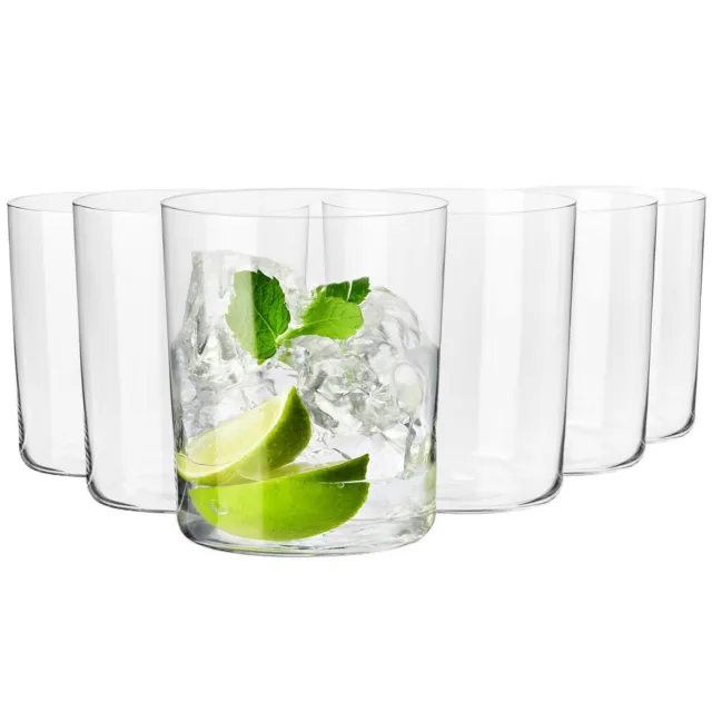 Krosno Gläser für Cider Wasser Getränke Säfte | Set 6 | 500 ml | Spülmaschine