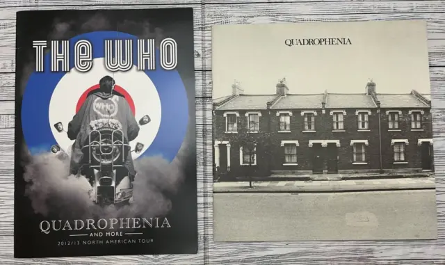 The Who Quadrophenia And More 2012/2013 Concert Program + Quadrophenia LP Book