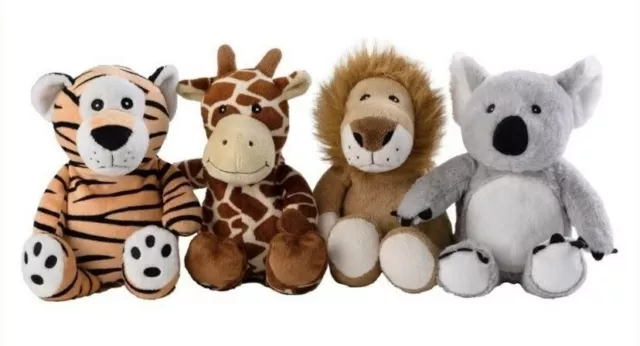 Warmies MINI Löwe, Tiger, Koala, Giraffe Wärmestofftier, Hirsekissen