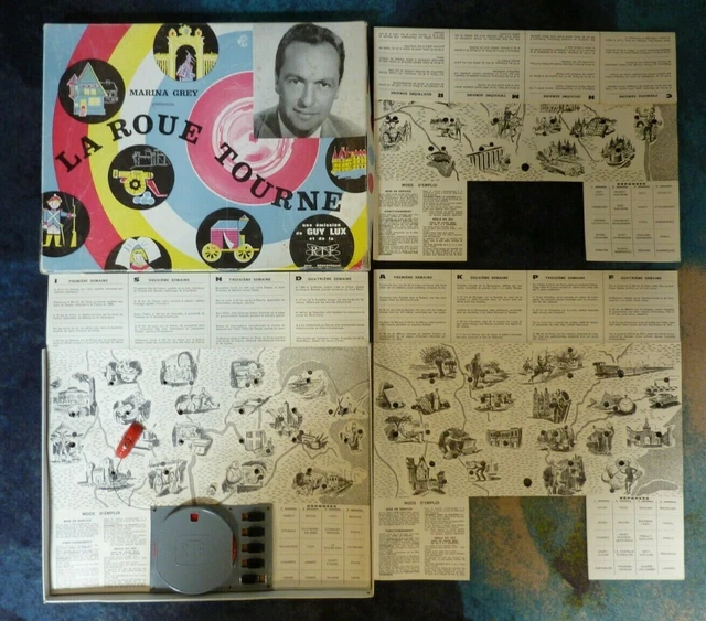 Jeu De Société Vintage – La Roue Tourne – Marina Grey / Guy Lux