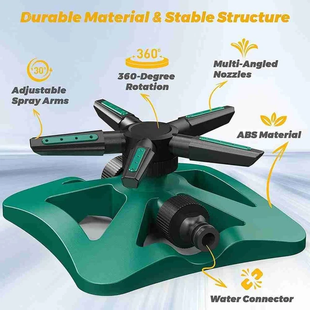 automatique Arroseurs de jardin Irrigation Tuyau Pelouse Arrosage Vaporisateur 7