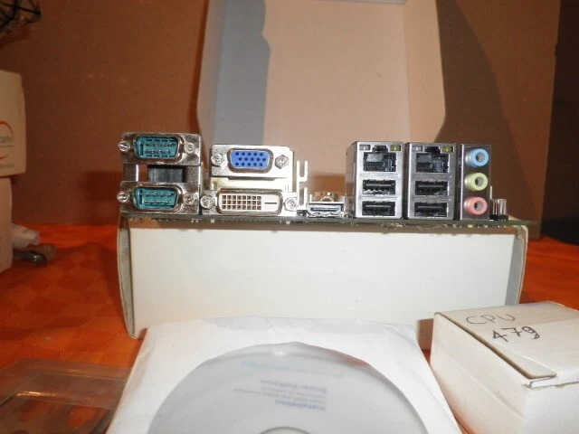 Scheda Madre Mini-ITX 945GSED-ITX V1.1 Con CPU Intel N270, RAM 1GB + EDC 2GB E Alimentatore - Usata - Foto 4