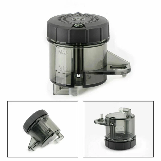 1x Moto Black Front Brake Clutch Master Cylinder Fluid Reservoir Oil Tank Cup US