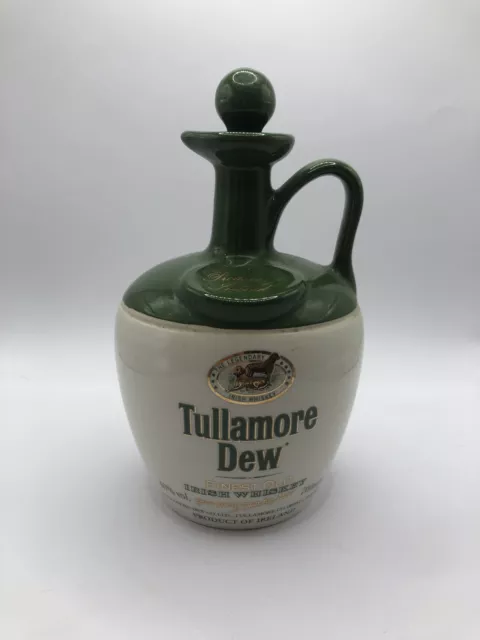 Carafe Vintage Publicitaire Tullamore Dew pour Whisky - Céramique - Cruchon -