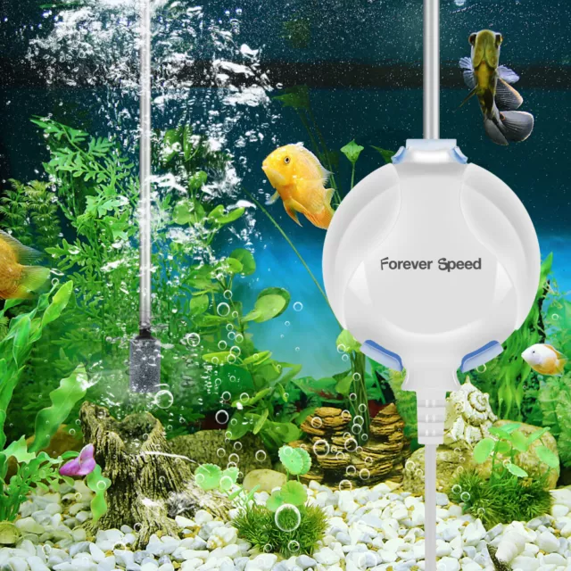 Pompe à Air pour Aquarium Ultra-Silencieuse 1.8W pour Aquarium de 5 à 60 L