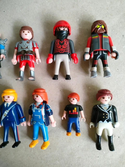 Lotto Personaggi Playmobil - Set Collezione Misto - Adulti, Donne, Uomini, Bambini, Famiglia - Usato