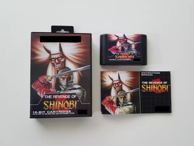 SEGA Megadrive The Revenge of Shinobi PAL Complete Game Replacement