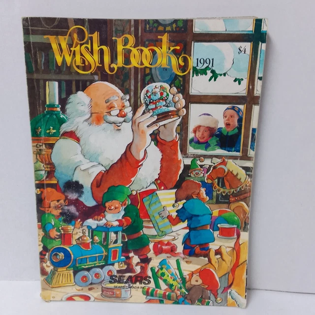 1991 SEARS WISH Book Canada Christmas Catalog Toys Games Clothing