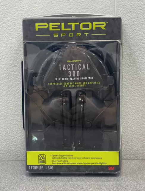 Peltor Sport Tactical 300 Electronic Hearing Protector TAC300-OTH Earmuff NEW