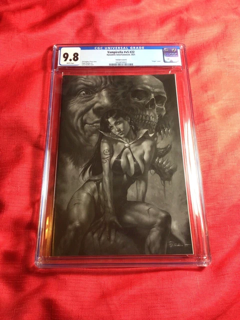 Vampirella #V5 #22  2021  “Lucio Parrillo”  Virgin Sketch Cover   K   CGC  9.8