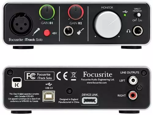 FOCUSRITE iTrack Solo non disponibile 2