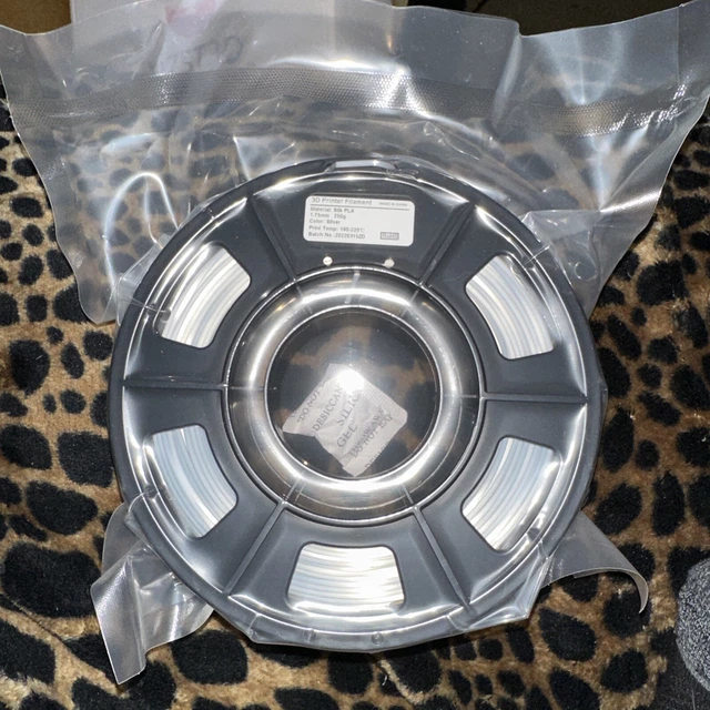 IEMAI Silver 1.75mm 250g Silk PLA 3D Printer Filament