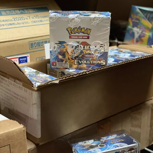 Pokemon TCG:XY Evolutions Sealed Booster Box - Pack of 36 w/Protector