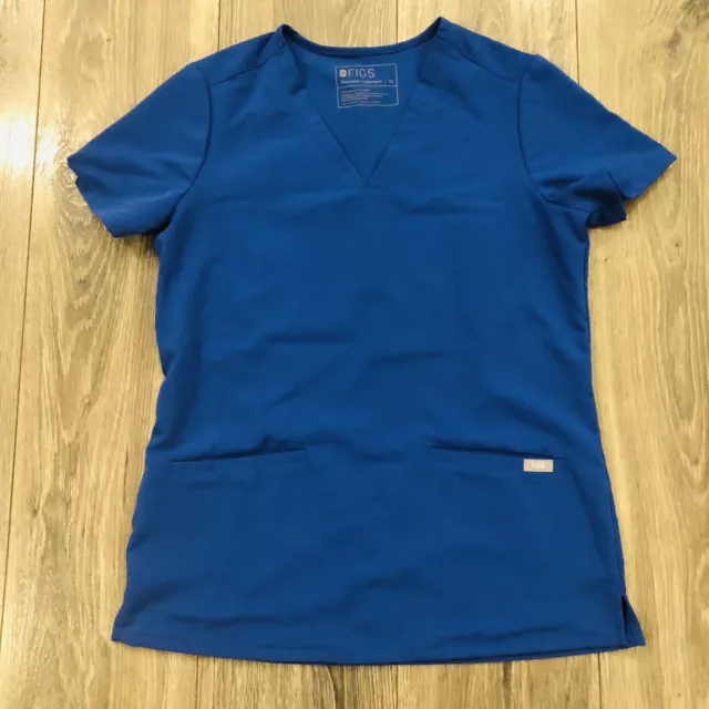 Figs Technical Collection Size XS Woman's Top Size Blue Pockets Nurse Doctor