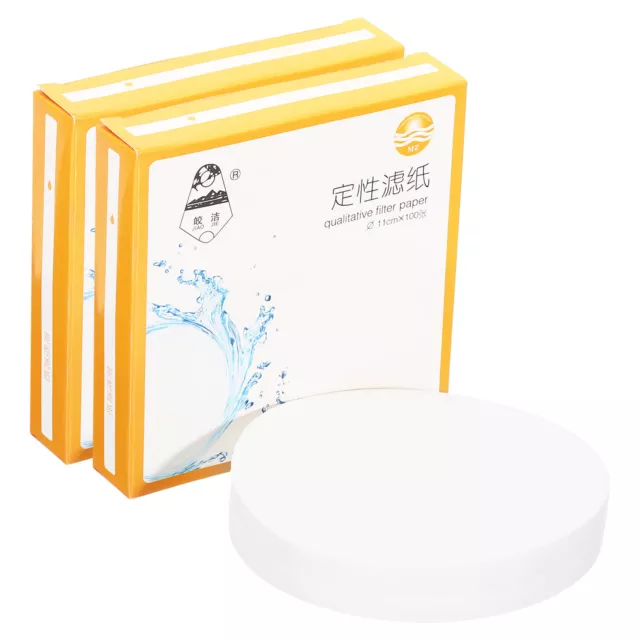 200Pcs 11cm Qualitative Filter Paper Circles, Slow Speed Round Lab Paper