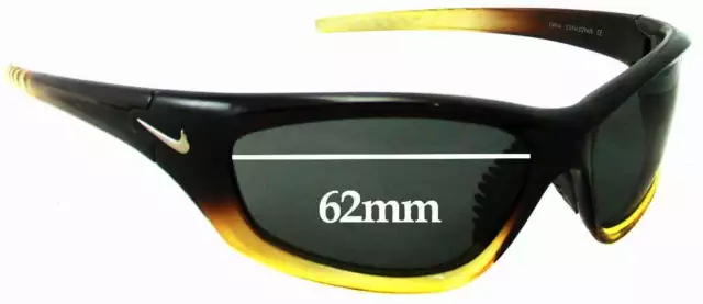 SFx Replacement Sunglass Lenses fits Nike Overpass EVO251 - 62mm Wide