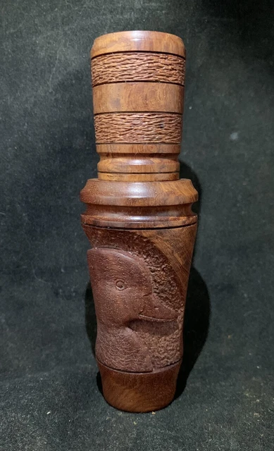 NICE!! Carved Duck Call By Jim Dester Sycamore, IL.@12 NICE!! Carved Duck Call By Jim Dester Sycamore, IL.@12