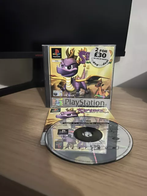 Spyro 2 Gateway To Glimmer Platinum (Sony PlayStation 1, 1999)