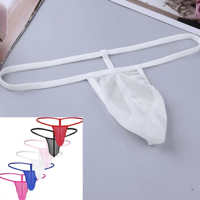 SEXY MENS GSTRING Thong Sissy Pouch Micro Tback Underwear Brief See